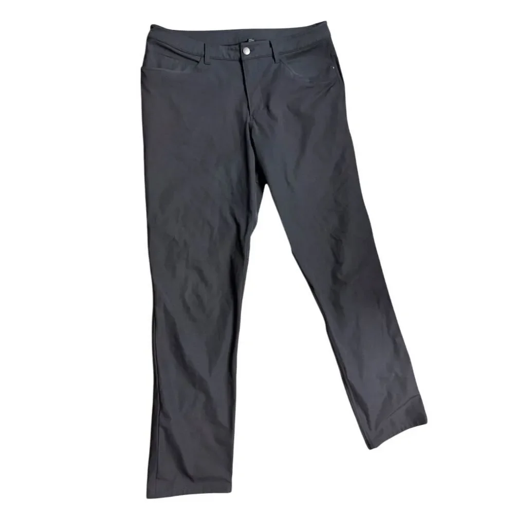 Lululemon Men's ABC Pants Gray Slim Fit Dress Pants Size 34